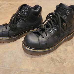 Men's Doc Marten Black Leather Boots